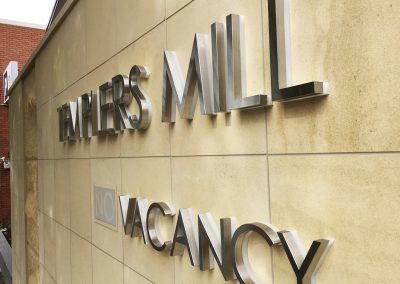 Templers Mill - 3D Stainless Halo Sign Letters - 1